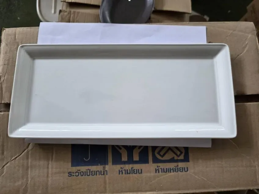 (S) ถาดสีขาว 35 ซม. #S6907