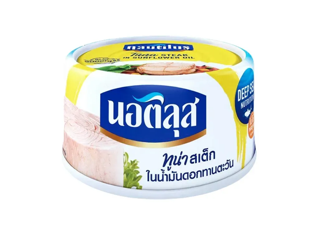 พิเศษ/นอติลุส ทูน่าสเต็กในน้ำมันดอกทานตะวัน 170ก. #9101130
