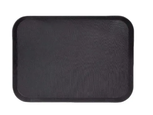 (D) ถาดกันลื่นเหลี่ยม สีดำ 14*18" # KD1418A